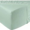 DoubleDry Spannbettlaken^Flanel 140x200 cm Spannbettlaken - Mint