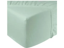 DoubleDry Spannbettlaken^Flanel 140x200 cm Spannbettlaken - Mint