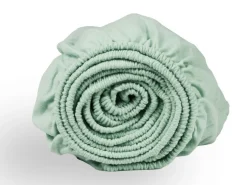 DoubleDry Spannbettlaken^Flanel 140x200 cm Spannbettlaken - Mint