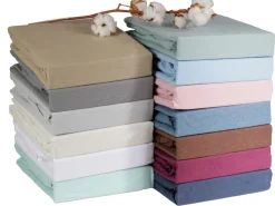 DoubleDry Spannbettlaken^Flanel 140x200 cm Spannbettlaken - Mint