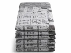 DoubleDry Geschirr- & Küchentücher^Haus 50 x 70 cm 6er-Set Geschirrtüchern - Schwarz