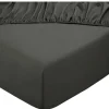 DoubleDry Spannbettlaken-Home 90 x 200 cm Spannbettlaken - Anthrazit