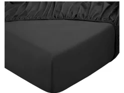 DoubleDry Spannbettlaken-Home 90 x 200 cm Spannbettlaken - Schwarz