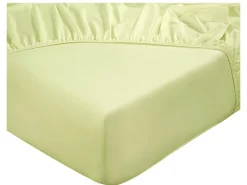 DoubleDry Home 90 x 200 cm Spannbettlaken - Hell Gelb< Spannbettlaken