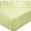 DoubleDry Spannbettlaken-Home 140 x 200 cm Spannbettlaken - Hell Gelb