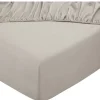 DoubleDry Spannbettlaken^Home 90 x 200 cm Spannbettlaken - Hell Taupe
