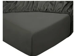 DoubleDry Home 180 x 200 cm Spannbettlaken - Anthrazit< Spannbettlaken
