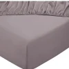 DoubleDry Home 180 x 200 cm Spannbettlaken - Lila< Spannbettlaken