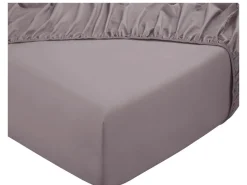 DoubleDry Home 180 x 200 cm Spannbettlaken - Lila< Spannbettlaken