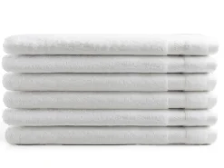DoubleDry Handtücher^Hotel 16 x 21 cm 6-er Set Waschlappen - Weiß