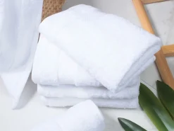 DoubleDry Handtücher^Hotel 16 x 21 cm 6-er Set Waschlappen - Weiß