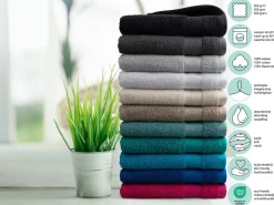 DoubleDry Handtücher^Hotel 16 x 21 cm 6-er Set Waschlappen - Weiß