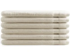 DoubleDry Handtücher^Hotel 16 x 21 cm 6-er Set Waschlappen - Creme