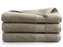 DoubleDry Handtücher^Hotel 70 x 140 cm 3er-Set Handtüchern - Taupe