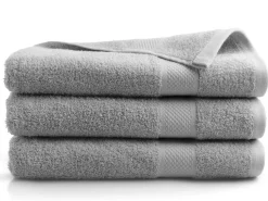 DoubleDry Handtücher^Hotel 70 x 140 cm 3er-Set Handtüchern - Hell Grau