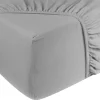 DoubleDry Jersey 180 x 200 cm Spannbettlaken - Light grey< Spannbettlaken