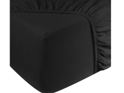 DoubleDry Spannbettlaken-Jersey 140 x 200 cm Spannbettlaken - Black