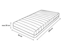 DoubleDry Spannbettlaken^Jersey 90 x 200 cm Spannbettlaken - Beige