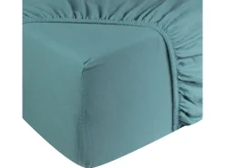 DoubleDry Jersey 90 x 200 cm Spannbettlaken - Petrol< Spannbettlaken
