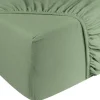 DoubleDry Jersey 140 x 200 cm Spannbettlaken - Old Green< Spannbettlaken