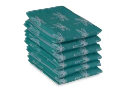 DoubleDry Geschirr- & Küchentücher^Libel 50 x 70 cm 6er-Set Geschirrtüchern - Teal