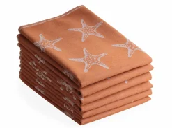 DoubleDry Geschirr- & Küchentücher^Meer 50 x 70 cm 6er-Set Geschirrtüchern - Rot