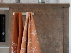 DoubleDry Geschirr- & Küchentücher^Meer 50 x 70 cm 6er-Set Geschirrtüchern - Rot