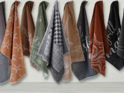 DoubleDry Geschirr- & Küchentücher^Meer 50 x 70 cm 6er-Set Geschirrtüchern - Rot