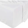 DoubleDry Spannbettlaken-Molton 180 x 200 cm Spannbettlaken - Basic White