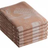 DoubleDry Muhle 50 x 70 cm 6er-set Geschirrtuch - braun< Geschirr- & Küchentücher