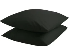 DoubleDry Kissen-Schwarz Kissenbezüge - 2-er Set