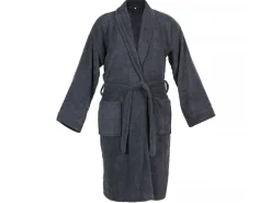 Markenlos DoubleLife Anthracite bademantel< Bademäntel
