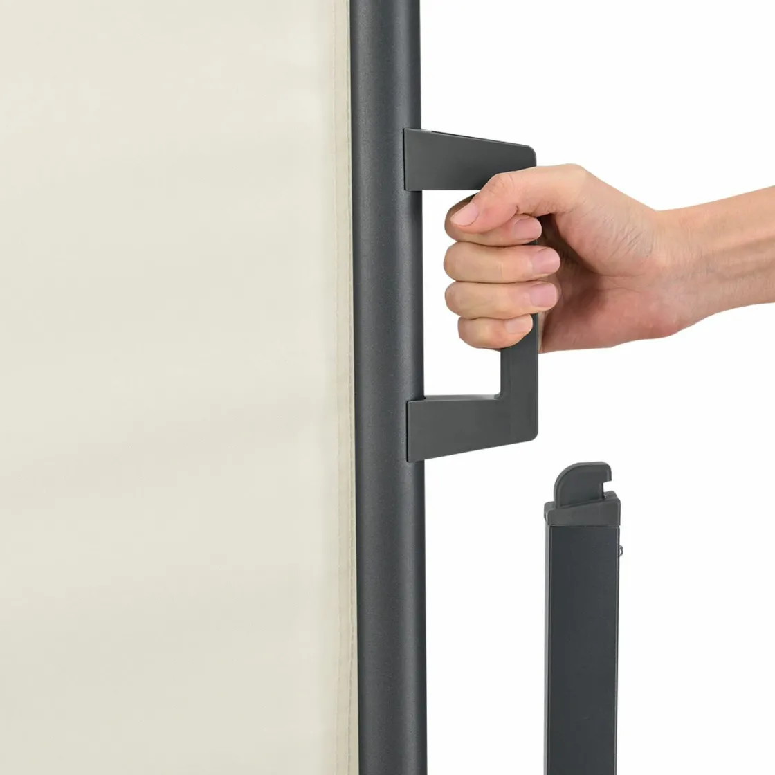 Markenlos Sonnensegel|Sonnensegel^Dubai 500 x 200 beige Seitenmarkise