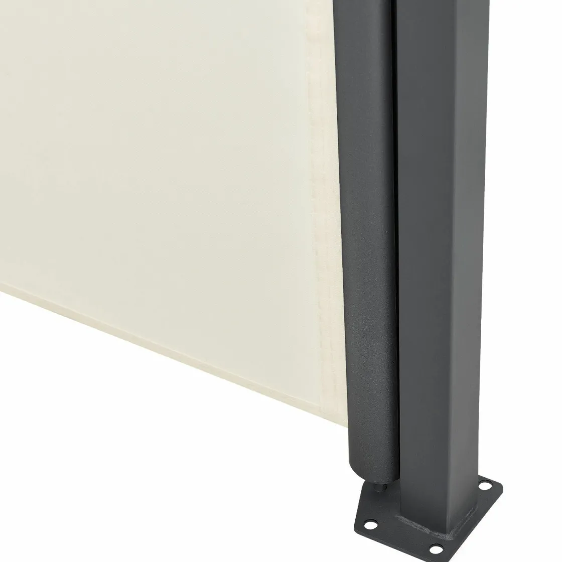 Markenlos Sonnensegel|Sonnensegel^Dubai 500 x 200 beige Seitenmarkise
