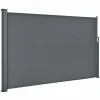 Markenlos Sonnensegel|Sonnensegel^Dubai 300 x 200 grau Seitenmarkise