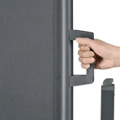 Markenlos Sonnensegel|Sonnensegel^Dubai 300 x 200 grau Seitenmarkise