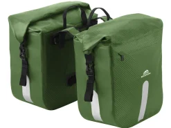 Dutch Mountains Fahrrad Zubehör|Fahrradtaschen-46 Liter doppelte Fahrradtasche - Green