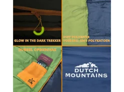 Dutch Mountains Pampus blau grüner Schlafsack< Deckenschlafsäcke|Sommerschlafsäcke