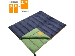 Dutch Mountains Pampus blau grüner Schlafsack< Deckenschlafsäcke|Sommerschlafsäcke