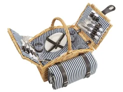 Dutch Mountains 4-Personen 24-teiliger Picknickkorb< Geschirrsets