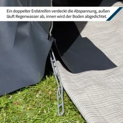 dwt Zelte Ganzjahresvorzelte|Volleinzug Vorzelte^DWT Ambasssador III 300 Größe 18 (1061-1090) Wohnwagenvorzelt