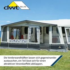 dwt Zelte DWT Domino 280 Größe 18 (1061-1090) Wohnwagenvorzelt< Saisonvorzelte|Volleinzug Vorzelte