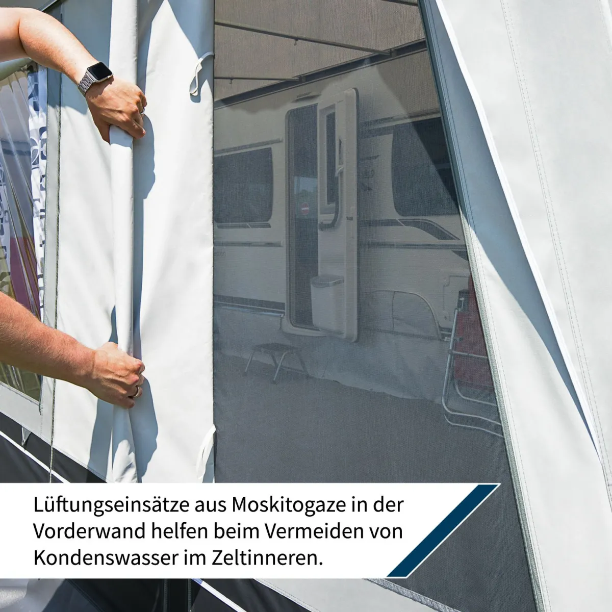 dwt Zelte DWT Domino 280 Größe 18 (1061-1090) Wohnwagenvorzelt< Saisonvorzelte|Volleinzug Vorzelte