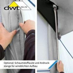dwt Zelte Teilvorzelte-DWT Fortuna II (250 x 280 cm) Wohnwagen Vorzelt