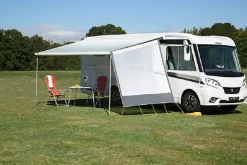 dwt Zelte DWT Happy Sun Seitenwand M weiß Markisenseitenwand< Wohnwagen Sonnendach Mit Seitenwände|Seitenwände