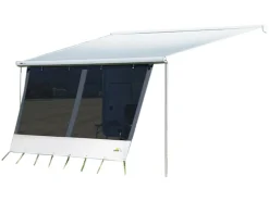 dwt Zelte Vorderwände-DWT Happy Sun Vorderwand 330cm schwarz Markisenvorderwand