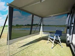 dwt Zelte Vorderwände^DWT Happy Sun Vorderwand 430cm schwarz Markisenvorderwand