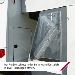 dwt Zelte DWT It´s Holiday Dachmarkise Seitenwand XL - 260-280 cm< Wohnwagen Sonnendach Mit Seitenwände|Seitenwände