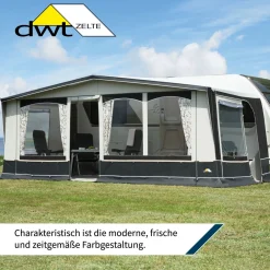 dwt Zelte Reisevorzelte|Volleinzug Vorzelte^DWT Jubilee 40 240 Größe 14 (941 - 970) Stahl Wohnwagenvorzelt