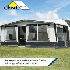 dwt Zelte DWT Jubilee 40 240 Größe 13 (911 - 940) Stahl Wohnwagenvorzelt< Reisevorzelte|Volleinzug Vorzelte